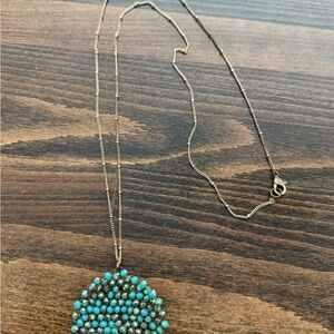 Elegant Turquoise Pendant Necklace